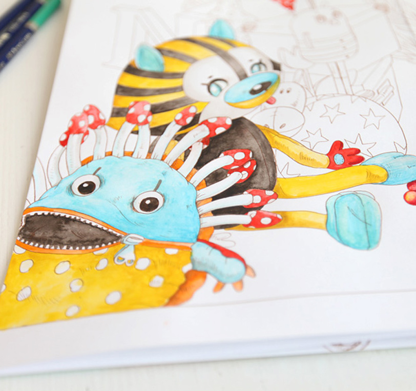 An Endless book: Tami and Sami, for Mann, Ivanof & Ferber publisher, Moscow. Photo Tatyana Makurova.