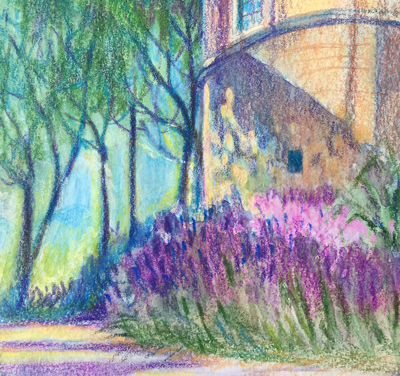 Drawing from life in Provence
