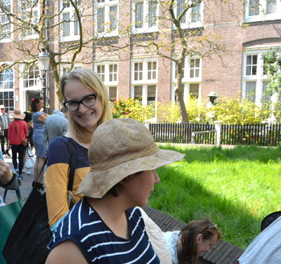 Urban sketching work shop in Amsterdam, May 2016