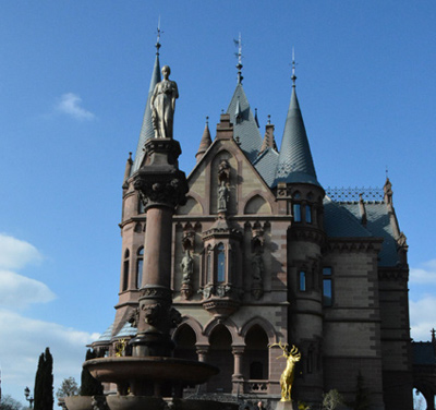 Illustration work shop with plein air in Drachenburgh, March 2016