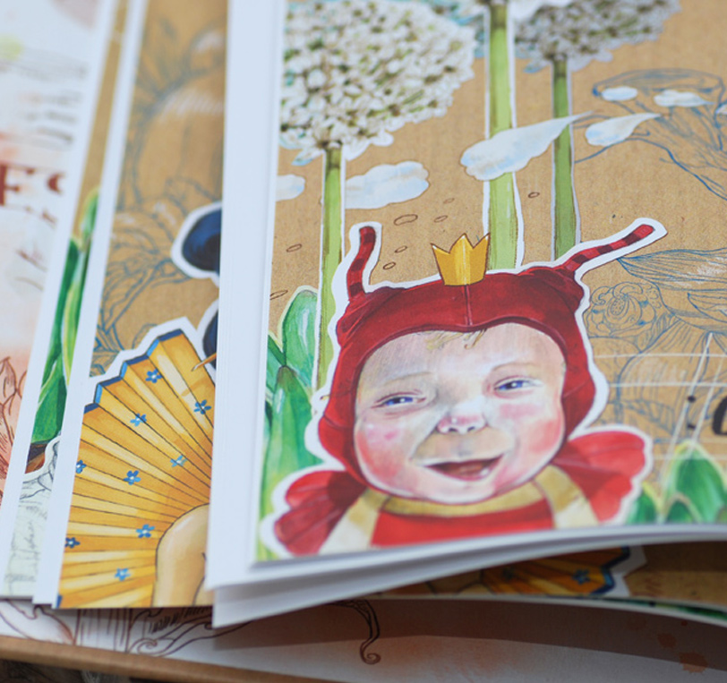 Allow you to be creative: art books, sketchbooks & travel books, for Mann, Ivanof & Ferber publisher, Moscow